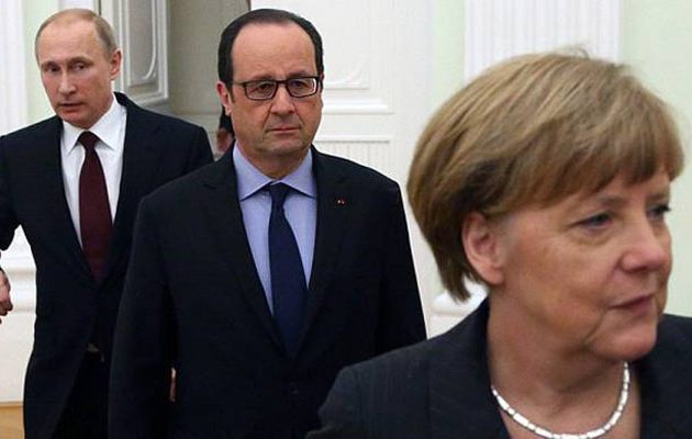 Πούτιν, Μέρκελ και Ολάντ θα συναντηθούν τον Σεπτέμβριο στην Κίνα