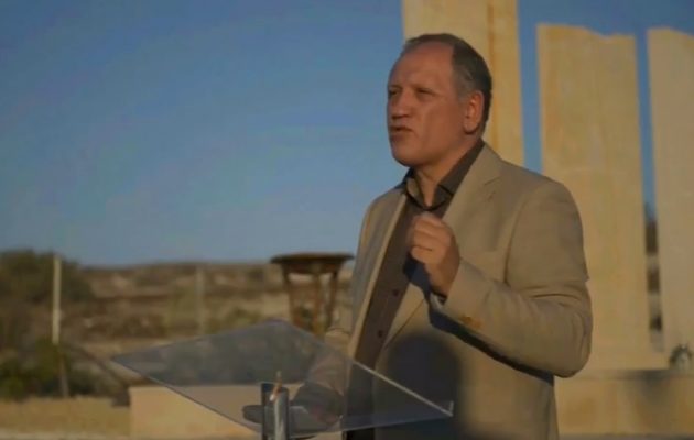 Ο Βλάσης Ρασσιάς για το αξιακό σύστημα του Ελληνισμού στον ναό του Δία στην Κύπρο (βίντεο)