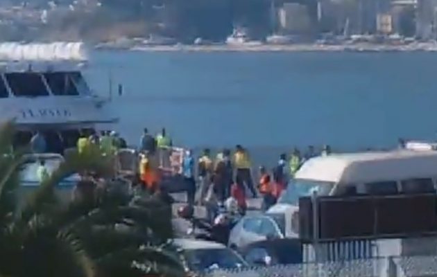 Απελάθηκαν 13 άκρως επικίνδυνοι μετανάστες από τη Λέσβο (βίντεο)