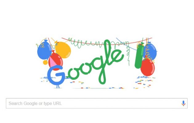 Doodle για τα γενέθλια της Google: Ενηλικιώθηκε και έγινε 18 ετών
