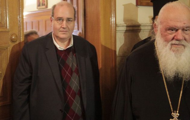 Ιερώνυμος σε Βούτση: Ανιστόρητος ο Φίλης