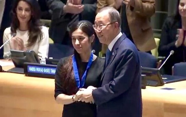 Πρέσβειρα καλής θελήσεως του ΟΗΕ η Τάχα, πρώην ερωτική σκλάβα του ISIS