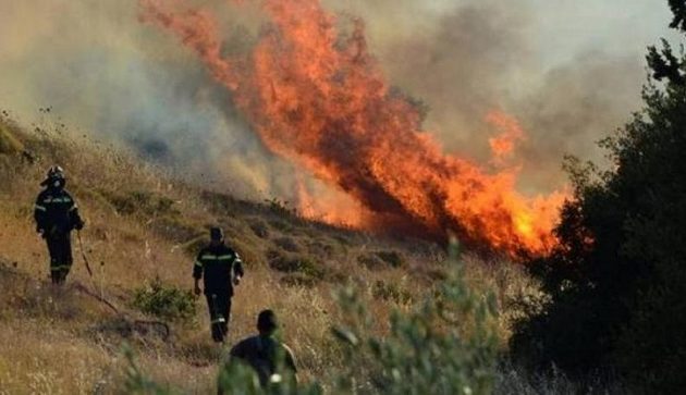 Σε εξέλιξη πυρκαγιά στην Κερατέα – Συναγερμός στην Πυροσβεστική