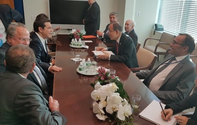 Αλέξης Τσίπρας σε Μπαν Κι Μουν: “Το Κυπριακό είναι ζήτημα κατοχής”