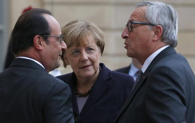 Τα λένε στο Βερολίνο Γιούνκερ, Μέρκελ, Ολάντ – Εριξαν “πόρτα” στον Ρέντσι