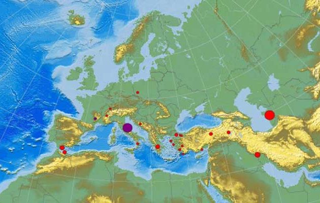 Σεισμός 5,4 Ρίχτερ στην κεντρική Ιταλία