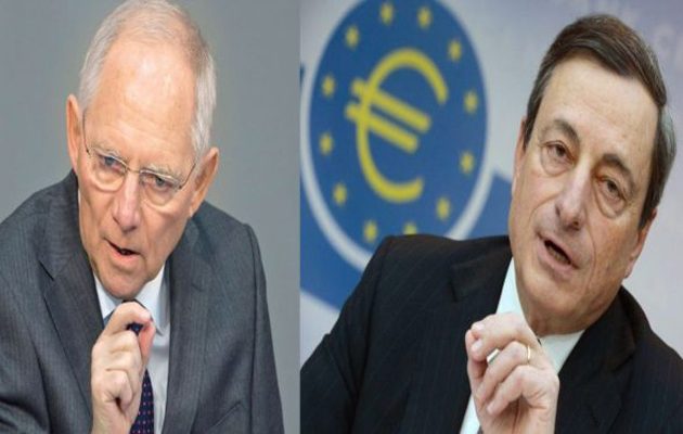 Νέα “καρφιά” Σόιμπλε στον Ντράγκι για την ποσοτική χαλάρωση