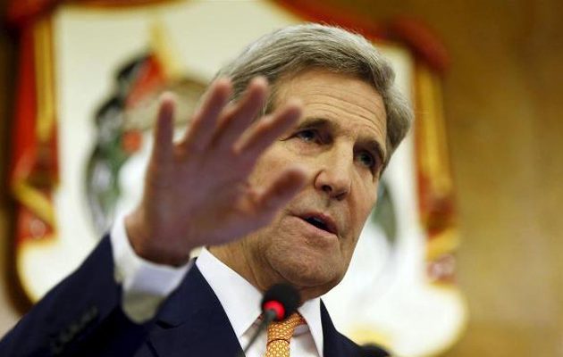 Kέρι: Δεν θα εγκαταλείψουμε τον συριακό λαό