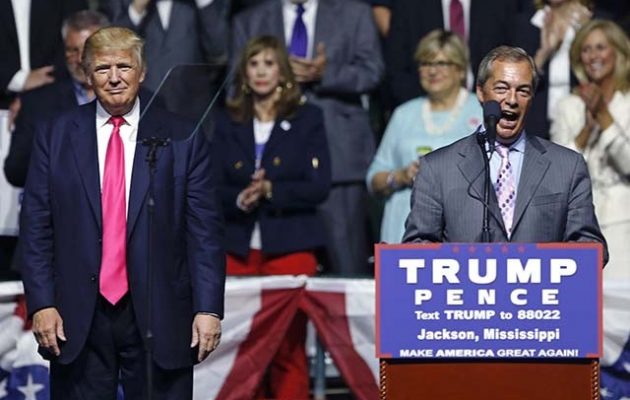 Ο Φάρατζ “εκπαιδεύει” τον Τραμπ