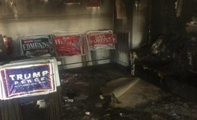 Έκαψαν γραφεία του Ρεπουμπλικανικού Κόμματος στη Βόρεια Καρολίνα