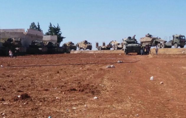 Ο τουρκικός στρατός εισέβαλε στην Ιντλίμπ της Συρίας για να επιτεθεί στους Κούρδους (φωτο)