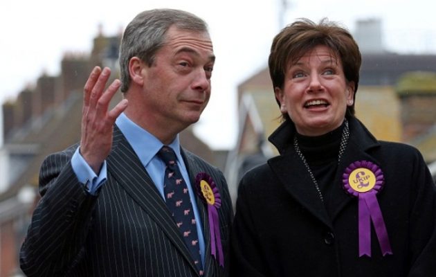 Παραιτήθηκε από αρχηγός του UKIP η διάδοχος του Φάρατζ, Νταϊάν Τζέιμς