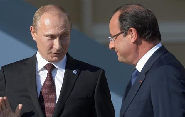 Στο Παρίσι για επαφές με τον Ολάντ ο Πούτιν στις 19 Οκτωβρίου