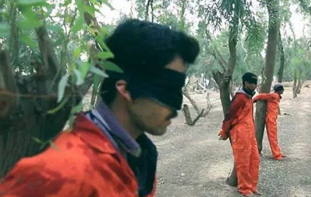 To Iσλαμικό Κράτος δένει ομήρους σε δέντρα πριν τους αποκεφαλίσει (φωτο + βίντεο)