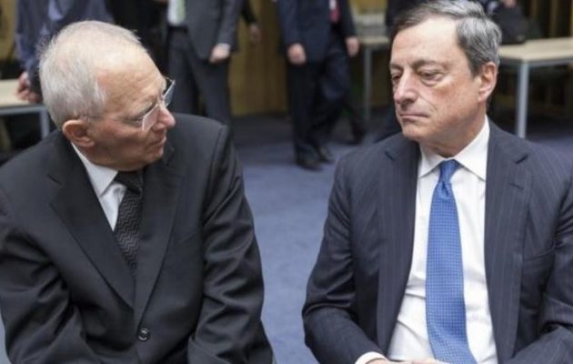 Νέο “χαστούκι” Ντράγκι στον Σόιμπλε – Τον “γράφει” και διατηρεί την ποσοτική χαλάρωση