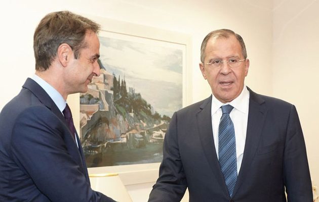 Κυπριακό και Ερντογάν στη συνάντηση Μητσοτάκη – Λαβρόφ