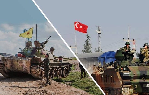 Οι Τούρκοι επιτέθηκαν στους Κούρδους (SDF) στη βορειοδυτική Συρία