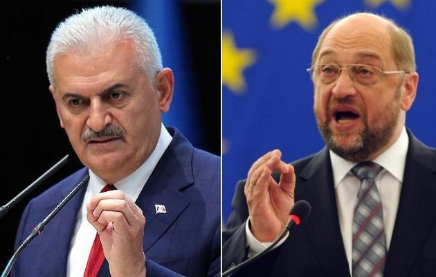 Επίθεση Γιλντιρίμ σε Σουλτς: “Δεν ευθυγραμμιζόμαστε με απειλές!”