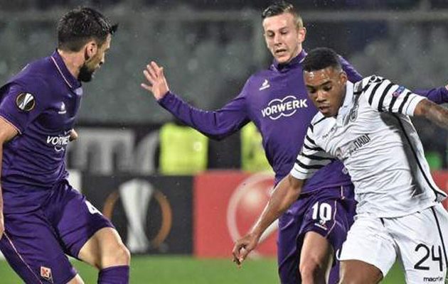 Europa League: Mεγάλο διπλό επί της Φιορεντίνα (2-3) και άλμα πρόκρισης για ΠΑΟΚ