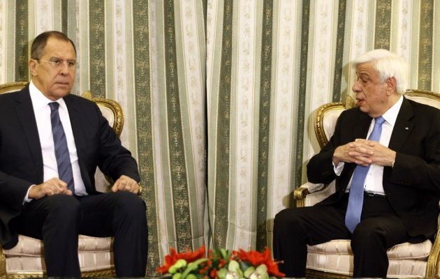 Παυλόπουλος σε Λαβρόφ: Δεν θα ανεχτούμε μειώσεις στην κυριαρχία της Κύπρου