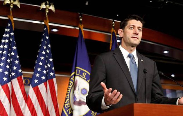 Ομόφωνα επανεξελέγη ο Πολ Ράιαν πρόεδρος της Βουλής των Αντιπροσώπων