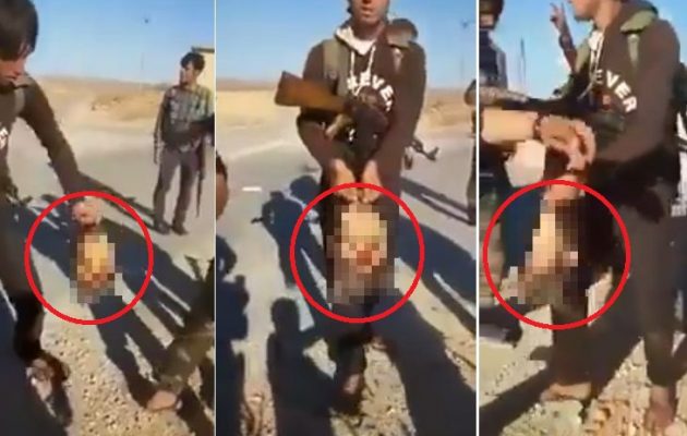 Οι μισθοφόροι των Τούρκων άρχισαν να κόβουν κεφάλια στη Συρία (βίντεο)