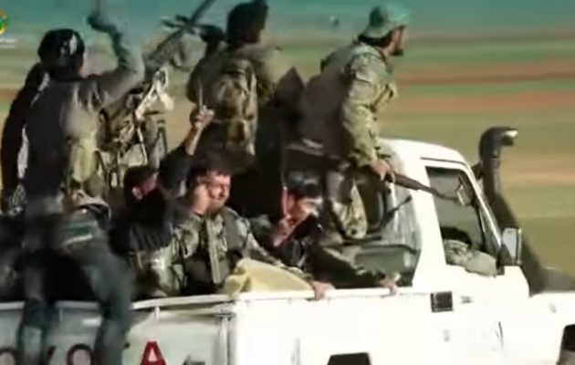 Δείτε βίντεο από την επίθεση Τούρκων και Τουρκμένων στην Καμπασίν στη Συρία (βίντεο)