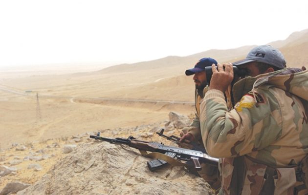 Ο στρατός της Συρίας έδιωξε τους τζιχαντιστές ανατολικά του αεροδρομίου της Παλμύρας