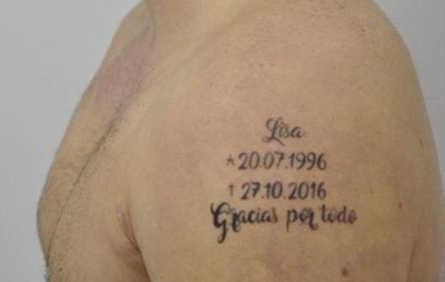 Δολοφονήσε τη σύντροφό του και έκανε τατουάζ την ημερομηνία