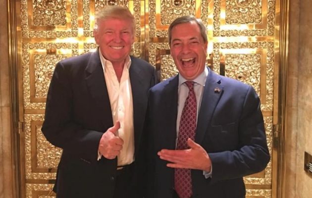 Ο Τραμπ θέλει τον Φάρατζ πρέσβη της Βρετανίας στις ΗΠΑ – Τι απάντησε το Λονδίνο