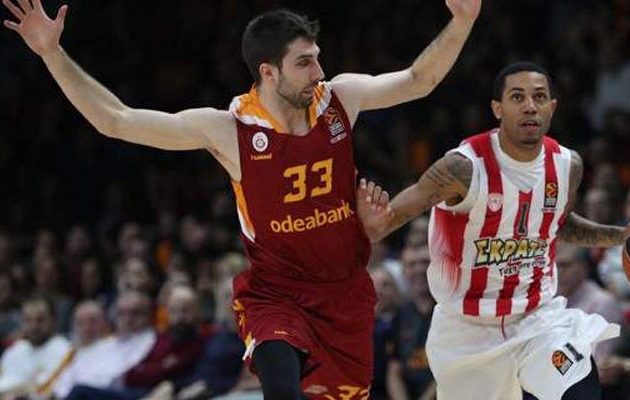 Ευρωλίγκα: Ηττήθηκε ο Ολυμπιακός στη Τουρκία από τη Γαλατασαράι (89-87)