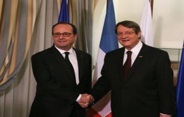 Ολάντ από την Κύπρο: Η Ε.Ε. θα είναι παρούσα στις διαπραγματεύσεις στη Γενεύη