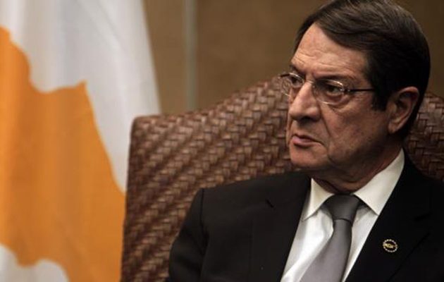 Πρόταση Αναστασιάδη για την επανεκκίνηση των διαβουλεύσεων για το Κυπριακό