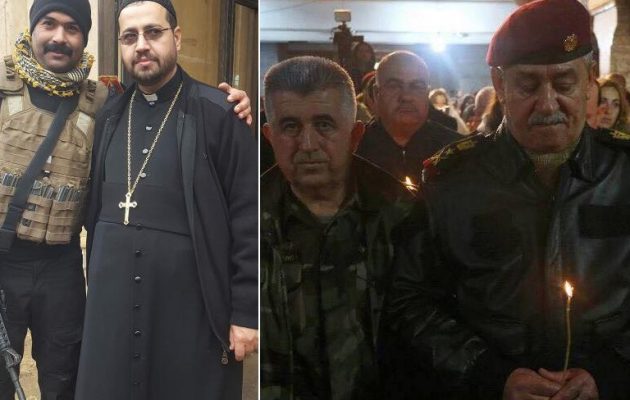 Στις γκρεμισμένες εκκλησίες τους στο βόρειο Ιράκ έκαναν οι Ασσύριοι Χριστούγεννα (φωτο)