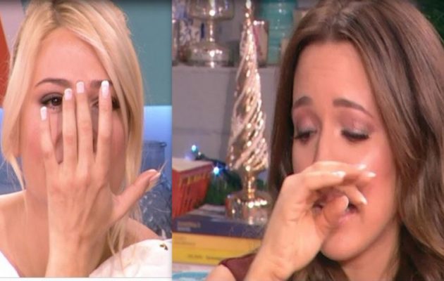 Τα on air δάκρυα της Καλομοίρας που “λύγισαν” την Σκορδά (βίντεο)