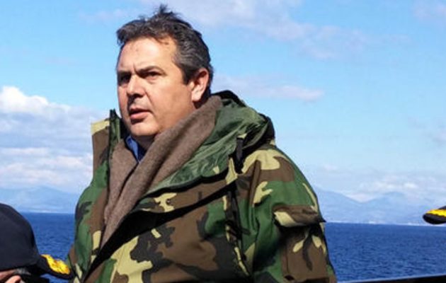 Ο Καμμένος βάζει στη θέση της την Τουρκία: Όταν απειλεί την Ελλάδα, απειλεί Ε.Ε. και ΝΑΤΟ