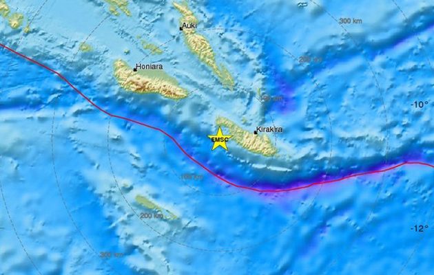 Τρομακτικός σεισμός 8 Ρίχτερ στα νησιά Σολομώντα – Προειδοποίηση για τσουνάμι