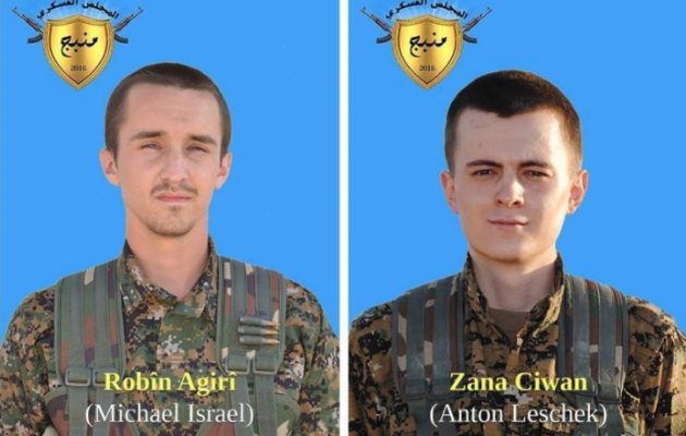 Οι Τούρκοι σκότωσαν έναν Αμερικανό και έναν Γερμανό που πολεμούσαν με τους Κούρδους