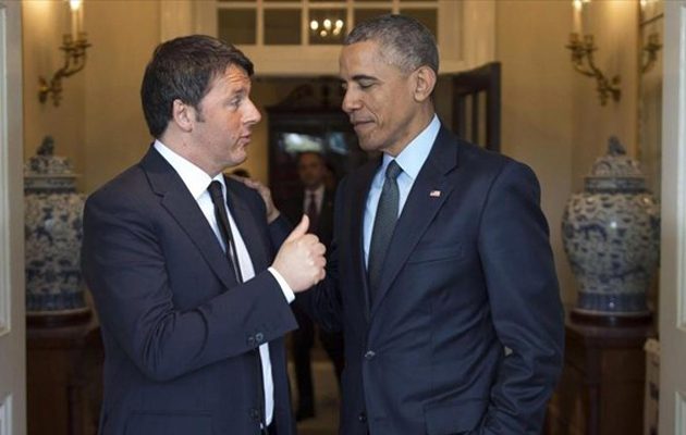 Ποιο μήνυμα έστειλε ο Ομπάμα στον Ρέντσι για την Ιταλία