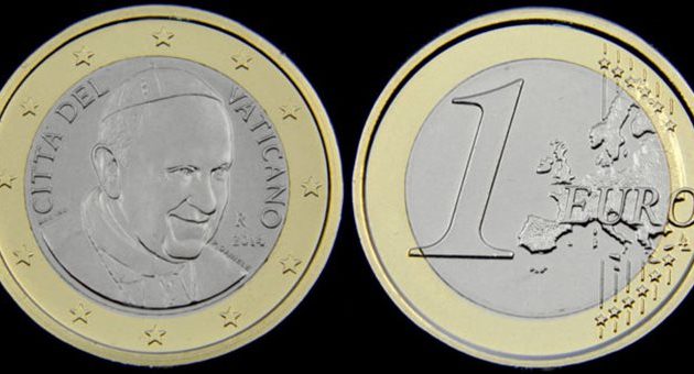 Τέλος η μορφή του Πάπα Φραγκίσκου από το κέρμα του ενός ευρώ