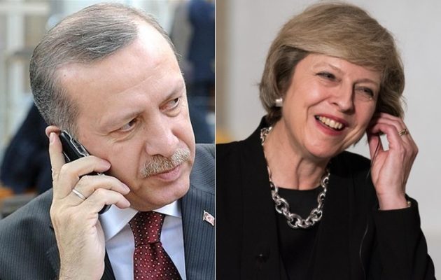 Ερντογάν και Μέι τηλεφωνήθηκαν για το Κυπριακό