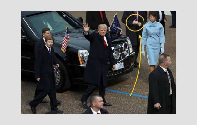 Μυστήριο με τον φρουρό του Τραμπ: Είχε ψεύτικα χέρια; Το βίντεο που δίχασε (βίντεο)