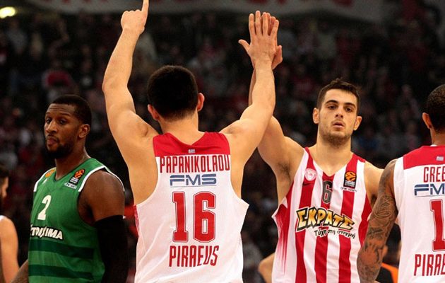 Τον έκανε “πελάτη”: Τρίτη φετινή νίκη του  Ολυμπιακού επί του Παναθηναϊκού (77 -69)