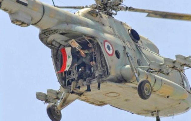 Ελικόπτερα της Συρίας μετέφεραν ενισχύσεις στην πολιορκημένη Ντέιρ Αλ Ζουρ