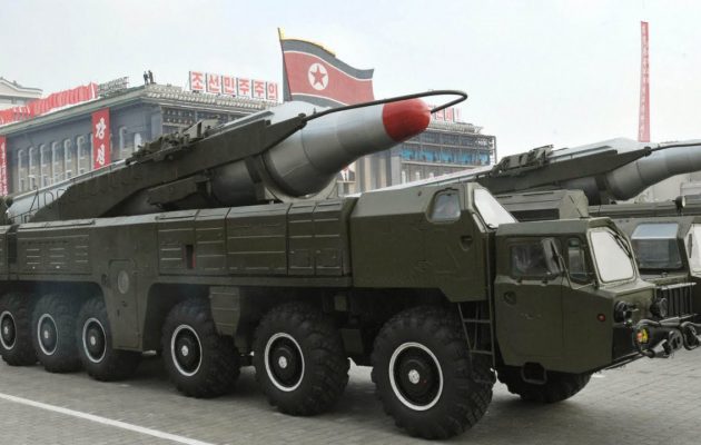 Βαλλιστικό πύραυλο προς τη θάλασσα της Ιαπωνίας εκτόξευσε η Βόρεια Κορέα