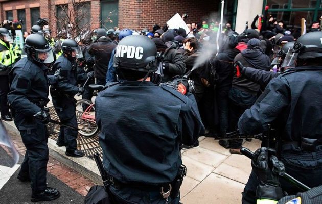 95 μπαχαλάκηδες του Σόρος συνελήφθησαν σε νέα επεισόδια στην Ουάσιγκτον