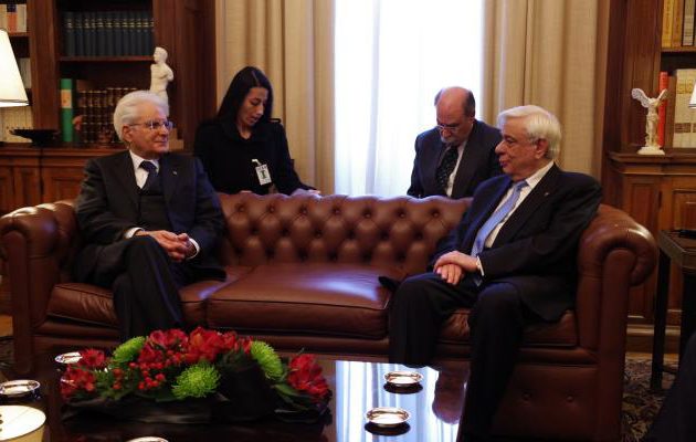 Παυλόπουλος στον Ιταλό Πρόεδρο: Η Ελλάδα θα ξεπεράσει την κρίση