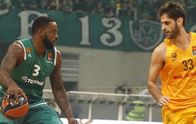 Ευρωλίγκα: Mε κορυφαίο τον Μπουρούση, ο Παναθηναϊκός νίκησε την  Μπαρτσελόνα (71-65)