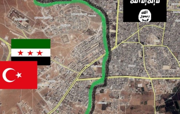 Οι Τούρκοι εξαπέλυσαν νέα επίθεση δυτικά της Αλ Μπαμπ ενάντια στο Ισλαμικό Κράτος