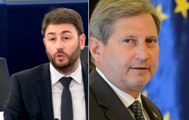 Απάντηση Γιοχάνες Χαν σε Ανδρουλάκη: “Αναμένουμε από την τουρκική κυβέρνηση να σέβεται”